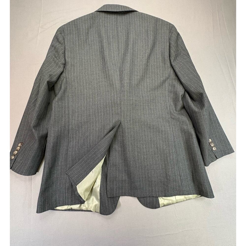 Vintage Polo University Club Ralph Lauren Pinstripe Blazer Men’s 38R Union Made - Picture 10 of 12